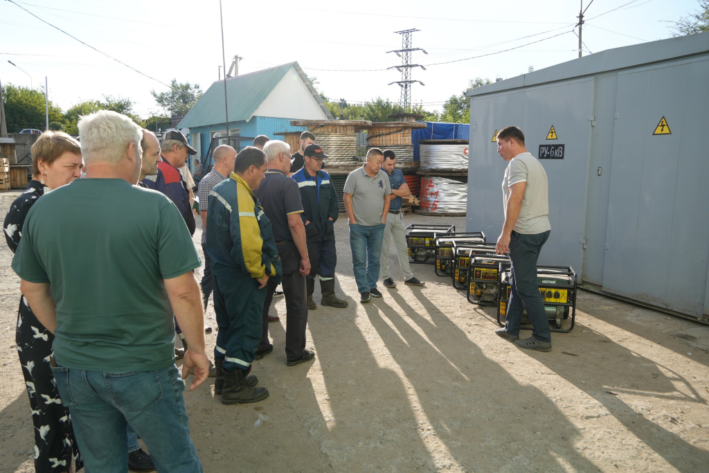 Тренировка по запуску генератора