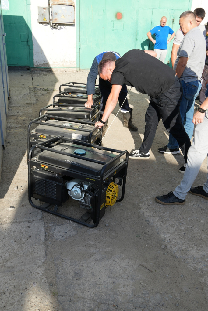 Тренировка по запуску генератора